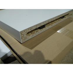 Hülsta Zwischenwange Modular Reinweiß 323mm X 347mm X 39mm