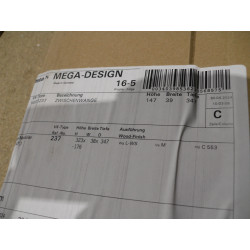 Hülsta Zwischenwange Modular weiß 147mm X 347mm X 39mm