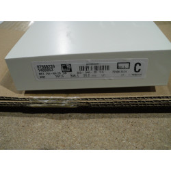 Hülsta Zwischenwange Modular weiß 147mm X 347mm X 39mm