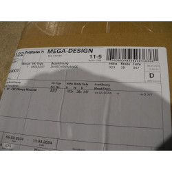 Hülsta Zwischenwange Modular Grau 323mm X 347mm X 39mm