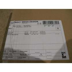 Hülsta Einhängebord Grau abgerundet 461mm X 347mm X 29mm