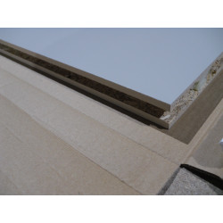 Hülsta Einhängebord Grau abgerundet 461mm X 347mm X 29mm