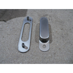 Muschelgriff / Einlassgriff / Griffschale Hülsta matt