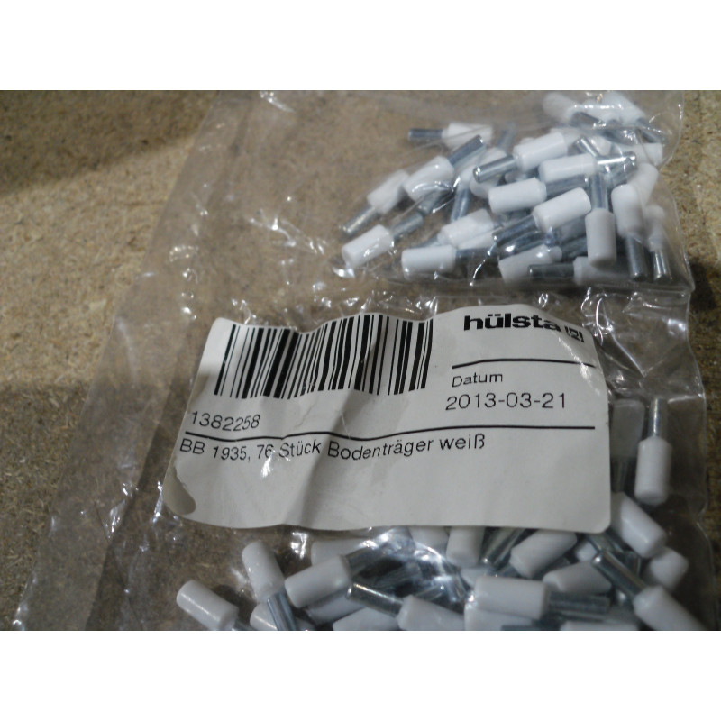 Hülsta Bodenträger 76 Stück weiß