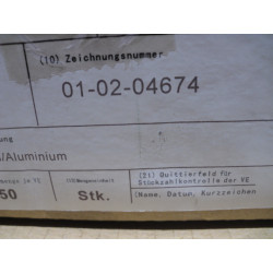 Hülsta Griff 676mm Aluminium