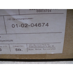 Hülsta Griff 594mm Aluminium