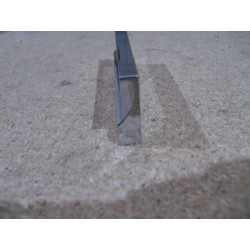 Hülsta Griff Nuria 83mm Chrom