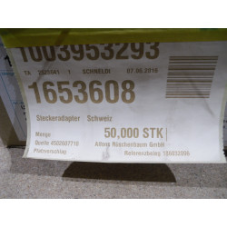 Schuko / Schweiz Umwandlungsstecker