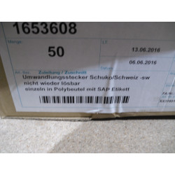 Schuko / Schweiz Umwandlungsstecker