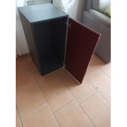 Hülsta now Box grau / rot mit Tür