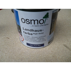 OSMO 2,5 Liter Landhausfarbe High Solid Royal Blau 2506