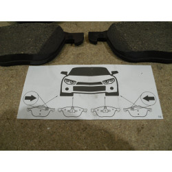 Ford Bremsbeläge 2048661 Transit / Kuga