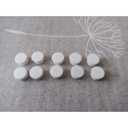 Hülsta BB 2887 Abdeckkappen weiß 10 Stück