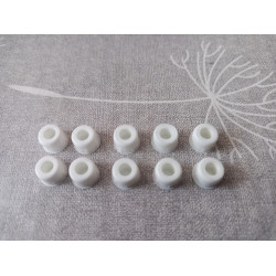 Hülsta BB 2887 Abdeckkappen weiß 10 Stück