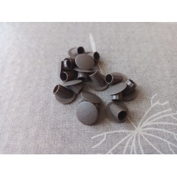 Clamex / Hülsta BB 2282 Abdeckkappen cacao 16 Stück