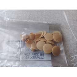 Clamex / Hülsta BB 2284 Abdeckkappen Natureiche 16 Stück