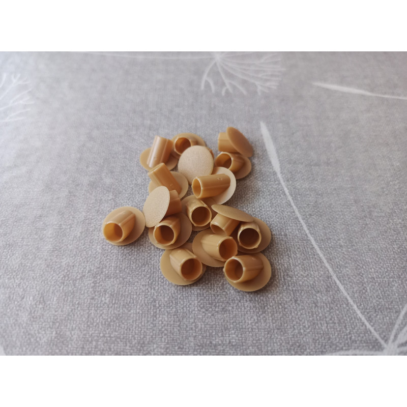 Clamex / Hülsta BB 2284 Abdeckkappen Natureiche 16 Stück