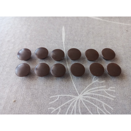 Hülsta BB 2271 Abdeckkappen /  Stopfen 8mm / Räuchereiche 12 Stück