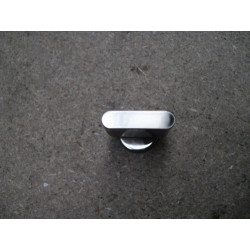 Hülsta Griffknopf Zamak Edelstahloptik