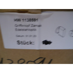 Hülsta Griffknopf Zamak Edelstahloptik