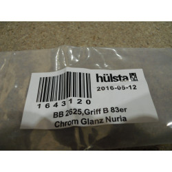 Hülsta BB 2625 Griff Nuria 83mm Chrom