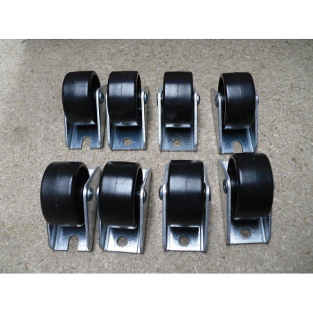 Hülsta BB 1769 Beschl. Kastenrollen 8er Set