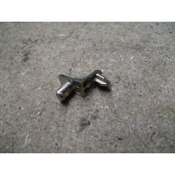 10 X Hülsta  / Häfele 1584561 Bodenträger Zamak mit 2 Zapfen