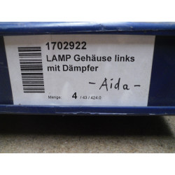 Hülsta 1702922 LAMP Gehäuse links mit Dämpfer AIDA