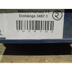 Hülsta Mittelscharnier FT Einhängeteil 1038192