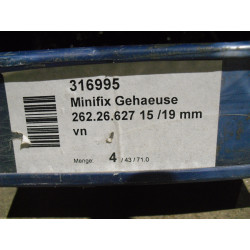 10 X Hülsta / Häfele Minifix Gehäuse 15/19