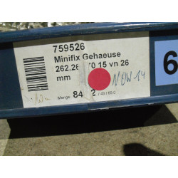 10 X Hülsta / Häfele Minifix Gehäuse 15 vn 26