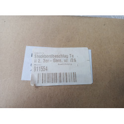 Hülsta Steckboardbeschlag Teil 2 / 3er Set