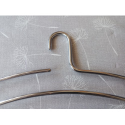 Hülsta Kleiderbügel 3er Set Chrom / Ahorn natur BB 602