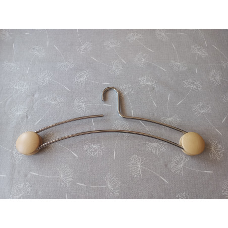 Hülsta Kleiderbügel 3er Set Chrom / Ahorn natur BB 602