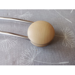 Hülsta Kleiderbügel 3er Set Chrom / Ahorn natur BB 602