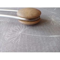 Hülsta Kleiderbügel 3er Set Nickel / Eiche sand BB 1012