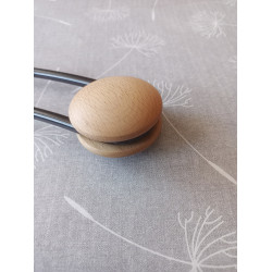 Hülsta Kleiderbügel 3er Set schwarz / Buche BB 542