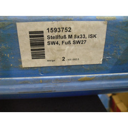 Hülsta Stellfuß 1593752 M8x33 Gentis Wohnen