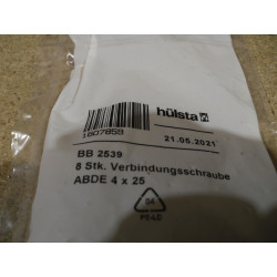 Hülsta BB 2539 Schrauben Set 4 X 25mm