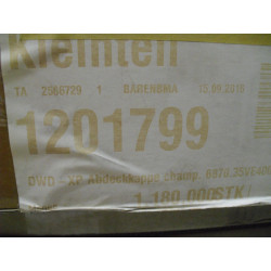 Hülsta / Grass DWD-XP Abdeckkappe champagne 10 Stück