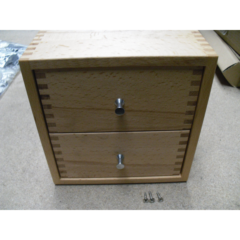 Hülsta XELO Steckkasten mit Schubladen / Strukturbuche