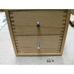 Hülsta XELO Steckkasten mit Schubladen / Strukturbuche