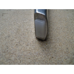 Hülsta Bettfüße Edelstahl groß / B-Ware