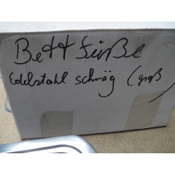 Hülsta Bettfüße Edelstahl groß / B-Ware