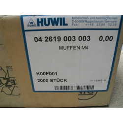 Hülsta / Huwil Muffe M4   10 Stück