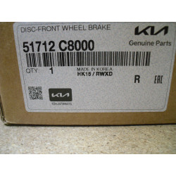 Kia Rio Bremsscheibe 51712 C8000