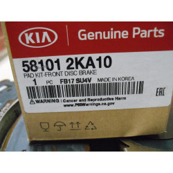 Kia Bremsbelag 58101 2KA10