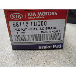 Kia Bremsbelag 58115 FDC00