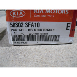 Kia Bremsbelag 58302 3FA10