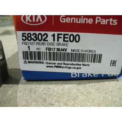 Kia Bremsbelag 58302 1FE00